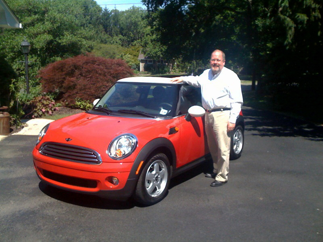 Jay Bryant with Mini Cooper