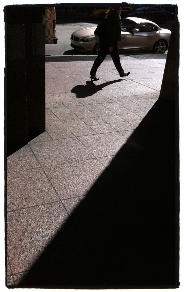 New York City Street Scene with Shadows Photo by Jay Bryant West Windsor NJ
